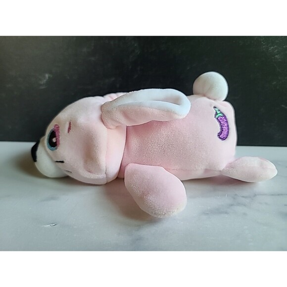 Cutetitos HOPPITO the Pink Bunny 7” Beanbag Plush Stuffed Toy by Basic Fun - Picture 3 of 10